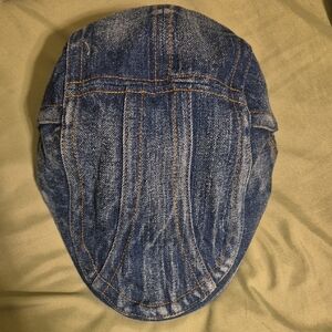 Denim Newsboy Cap